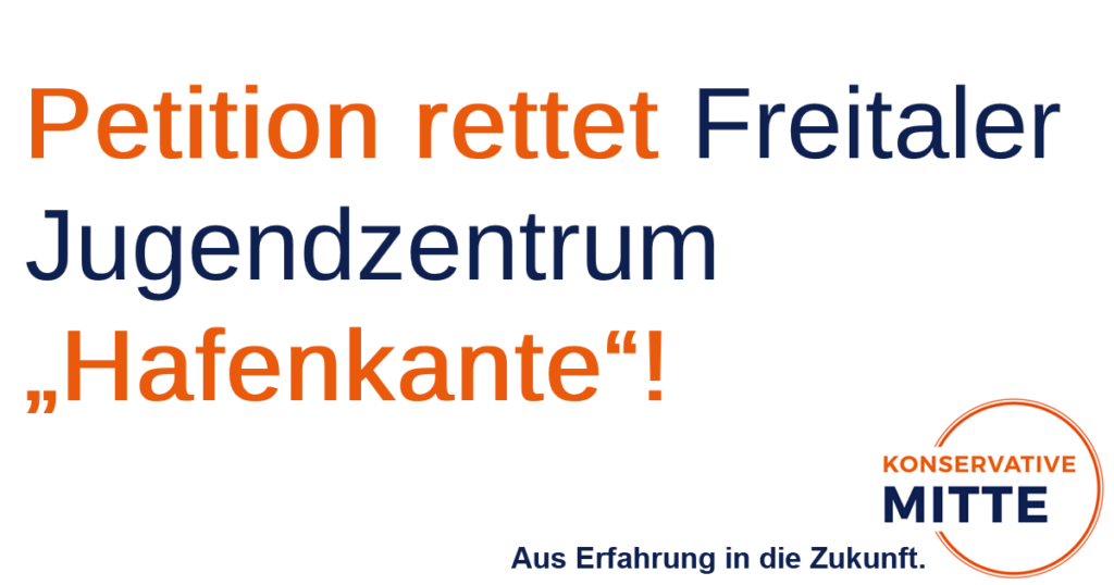 Petition rettet Freitaler Jugendzentrum Hafenkante